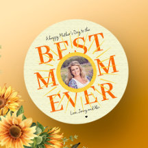 Best mom ever photo personalized Mother's Day