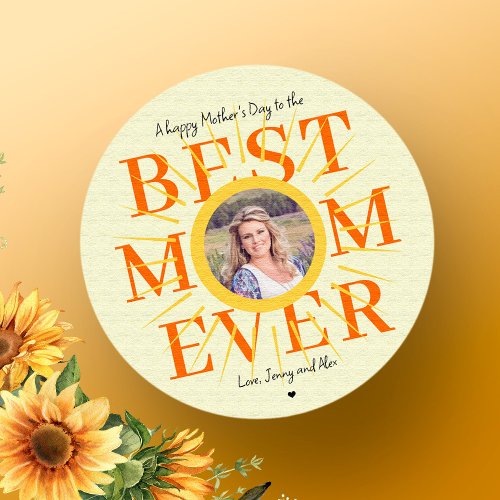 Best mom ever photo personalized Mothers Day 