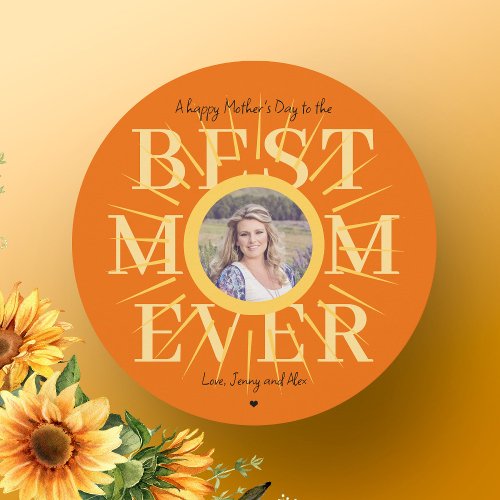 Best mom ever photo personalized Mothers Day 