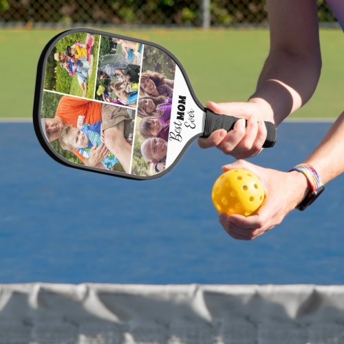 Best MOM ever Photo template Pickleball Paddle