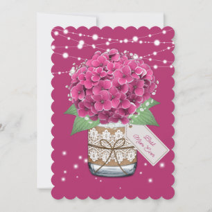 Best Mom Ever Pink Hydrangea Cute Mother's Day Card