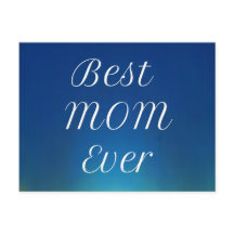 Best Mom Ever postcard