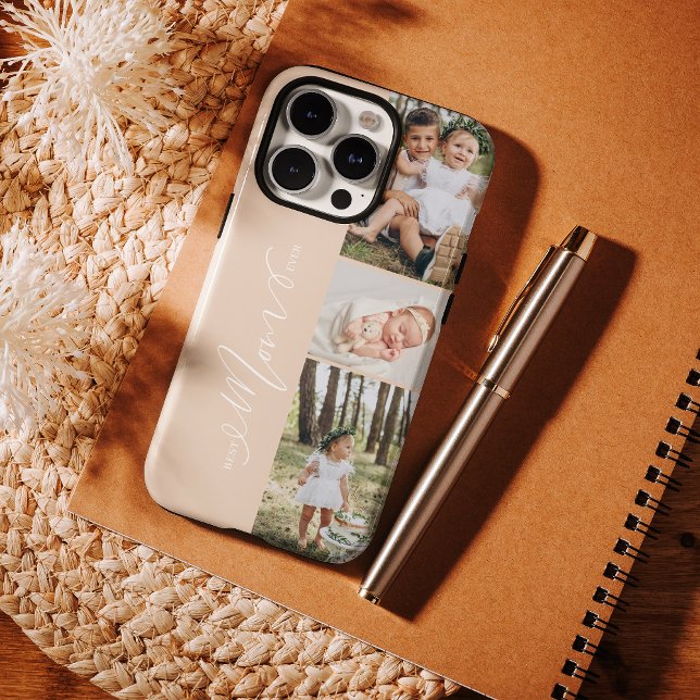 Best Mom Ever Script Mother's Day 3 Photo Collage Case-Mate iPhone Case (Best Mom Ever Script Mother's Day 3 Photo Collage Case-Mate iPhone Case)