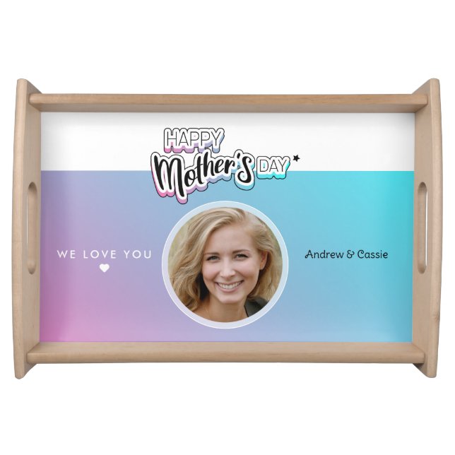 Best mom ever serving tray (Front)