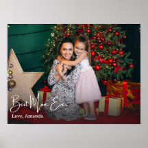 Best Mom Ever Simple Custom Photo