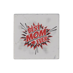 Best Mom Ever Stone Magnet