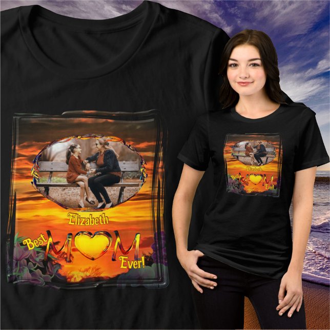 Best Mom Ever Sunset Marina 2584 Tri-Blend Shirt (Creator Uploaded)
