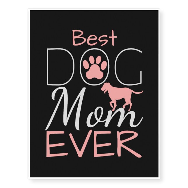 Best Mom Ever Temporary Tattoos (Front)
