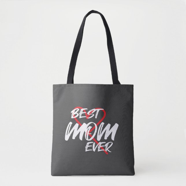 Best mom ever tote bag (Front)