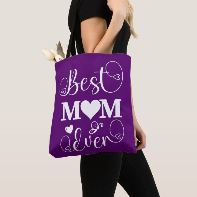 Best Mom Ever Tote Bag (Close Up)