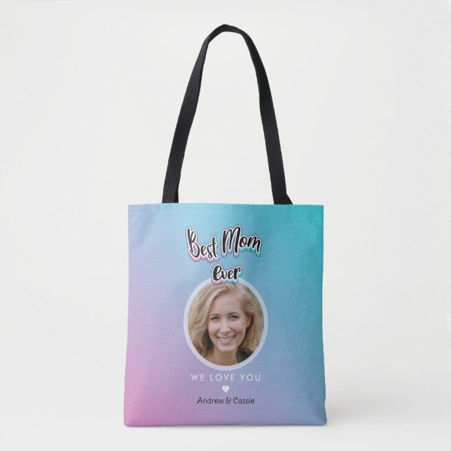 Best mom ever tote bag (Front)