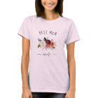 Best Mom Ever | Trendy Burgundy Boho Floral