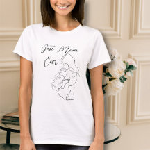 Best Mom Ever Trendy One Line Motherhood baby 