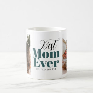 Best Mom Ever Typography Customized  Coffee Mug