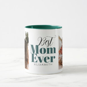 Best Mom Ever Typography Customized Mug