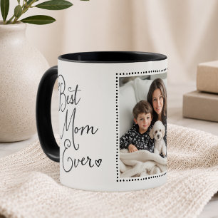 Best Mom Ever Whimsical 1 Photo Mug