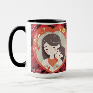 Best Mom Ever Wildflower Mother's Day Mug