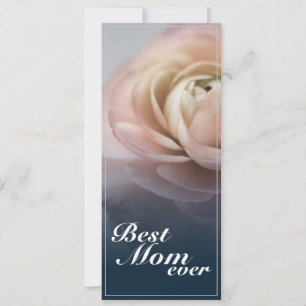 Best Mom Ever with Big Pink Rose
