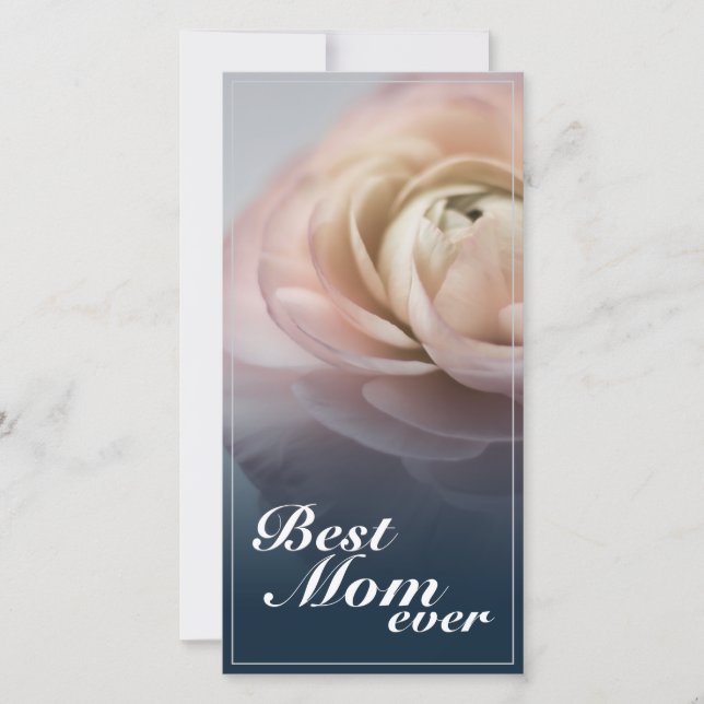 Best Mom Ever with Big Pink Rose (Front)