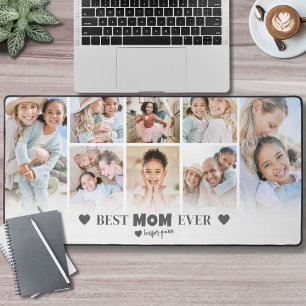 Best Mom Family Photos Desk Mat