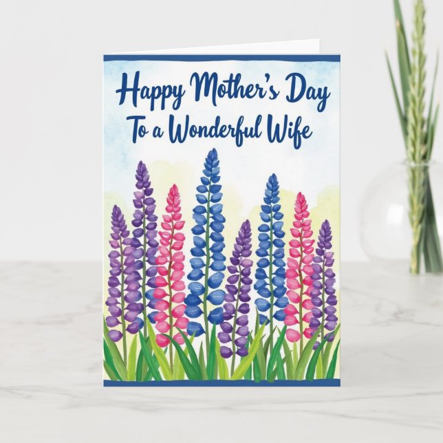Best Mom Floral Garden Card (Front)