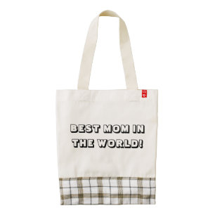 Best Mom Floral Photo Collage Design Zazzle HEART Tote Bag