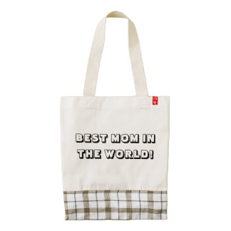 Best Mom Floral Photo Collage Design Zazzle HEART Tote Bag