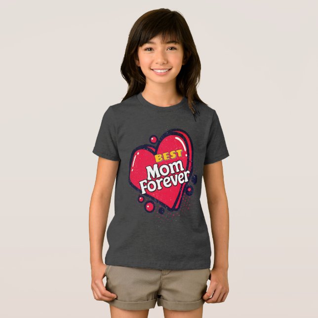 Best Mom Forever Tri-Blend Shirt (Front Full)