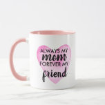 Best Mom Gift Mothers Day Pink Heart Mother Mug