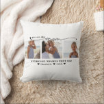 Best Mom | Hand Written Three Photo Collage Throw Pillow<br><div class="desc">This simple and sweet pillow says "You Are The Mom Everyone Wishes They Had" in trendy, modern typefaces with a charming hearts and a spot for names. All colors can be customized. Minimal three photo template of your favorite personal photos for a gift anyone would love. Mother's Day is the...</div>