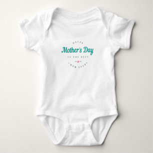Best Mom Happy Mother's Day   Bodysuit