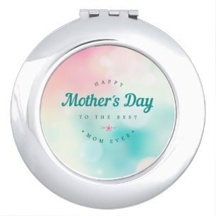 Best Mom Happy Mother's Day   Compact Mirror