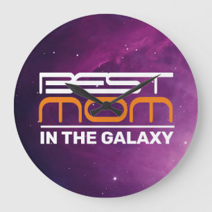 Best MOM In The Galaxy Acrylic Wall Clock