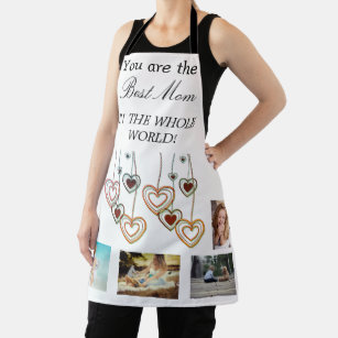 Best Mom In The Whole World Photo Collage Apron