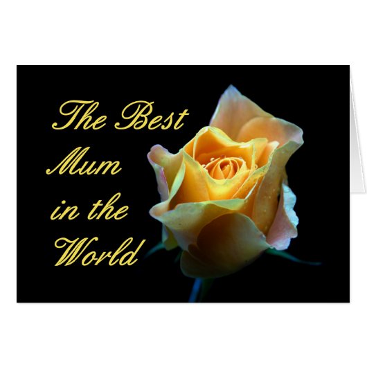Best Mom in the World Cards (Front Horizontal)