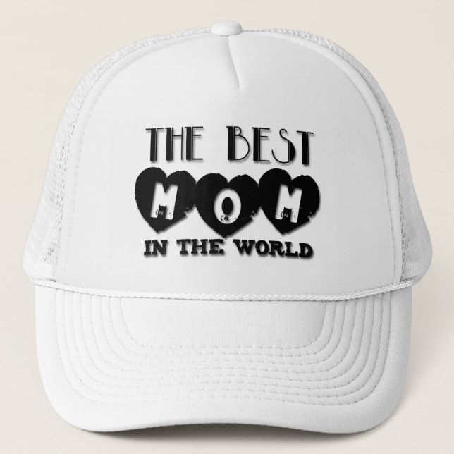 Best Mom in the World Mother's day Hat (Front)