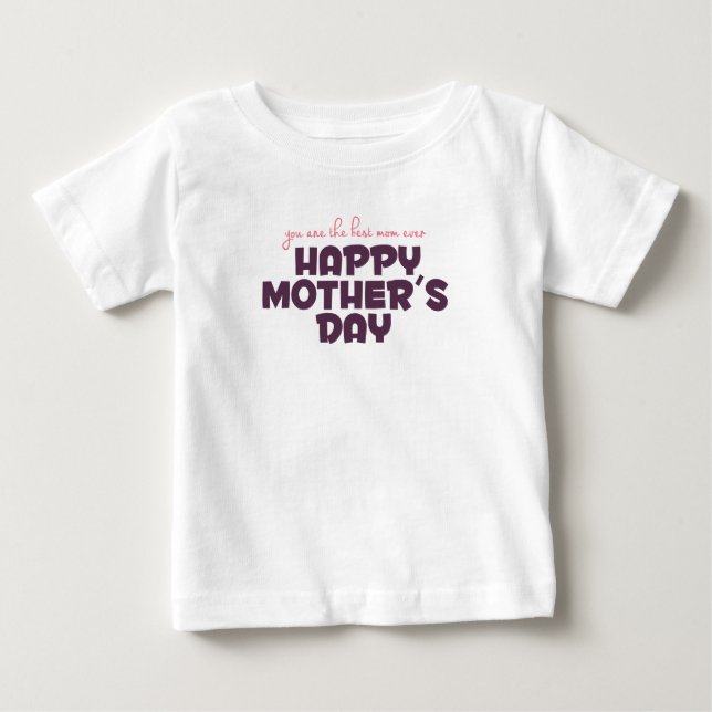 Best Mom in the World Mother's Day | Ruffle Tee (Front)