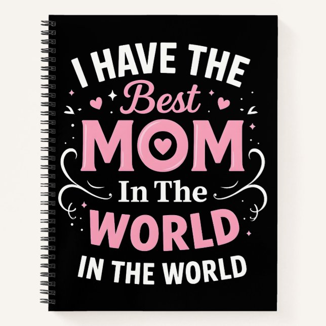 Best Mom in the world Notebook (Front)