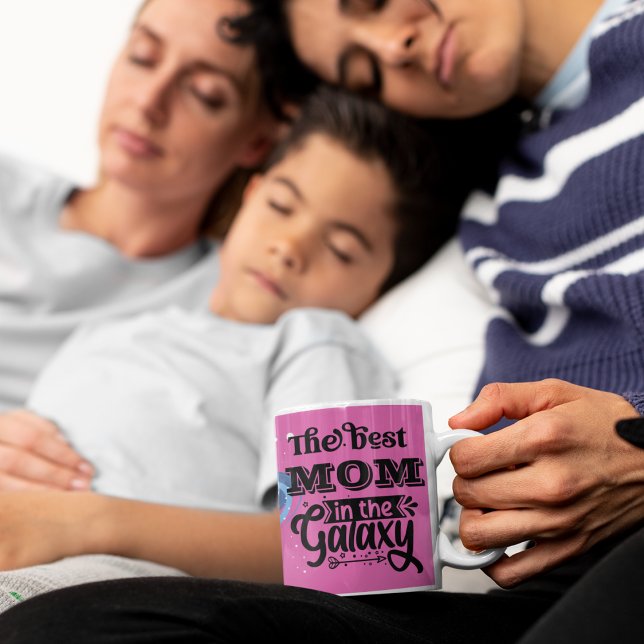 Best Mom in world galaxy trophy greatest Mother Coffee Mug (Best Mom)