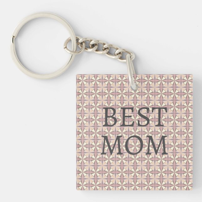 Best Mom  Keychain (Front)