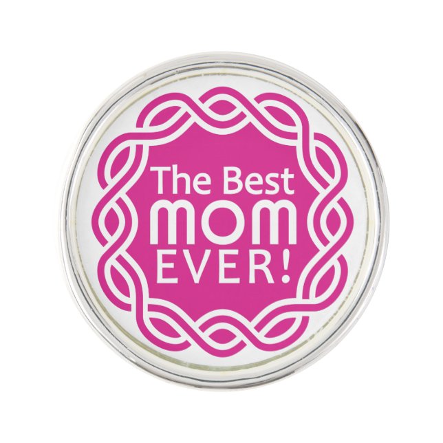 BEST MOM lapel pin (Front)