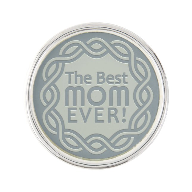 BEST MOM lapel pin (Front)