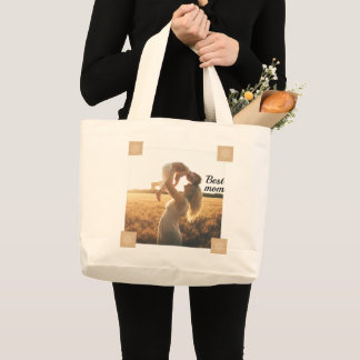 Best mom large tote bag