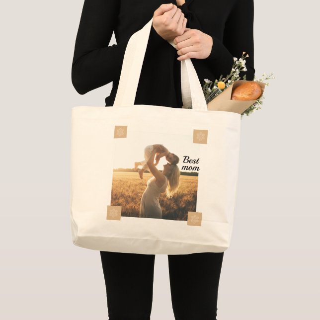 Best mom large tote bag (Front (Product))