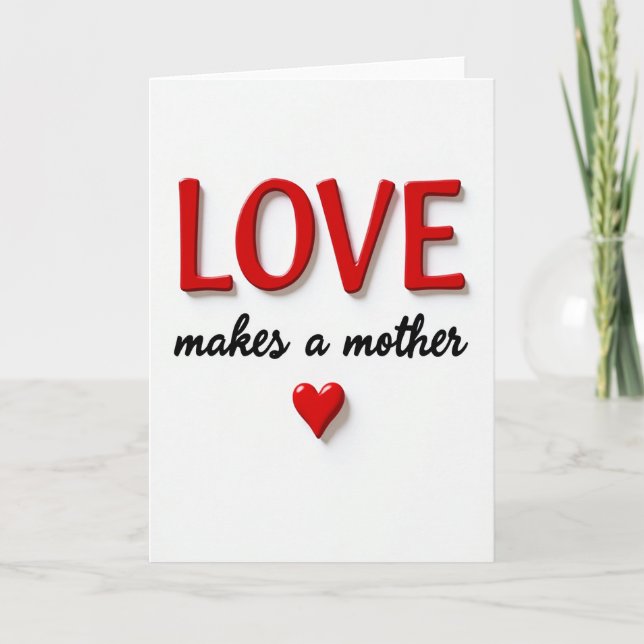 Best Mom Love Card (Front)