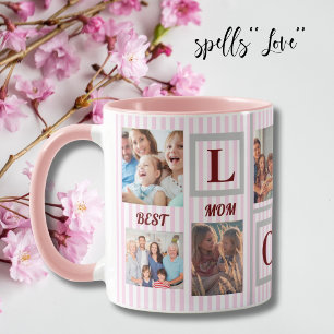 Best Mom LOVE Custom Photo Coffee Mug