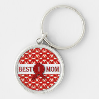 Best Mom Medal Keychain