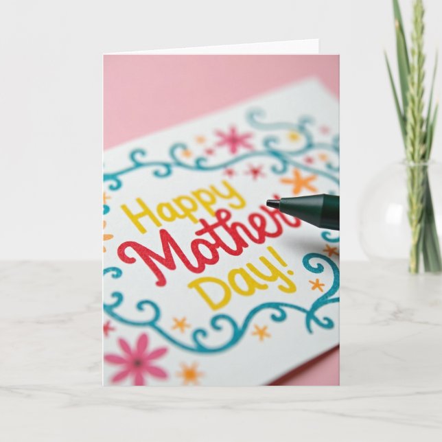 Best Mom Message Card (Front)