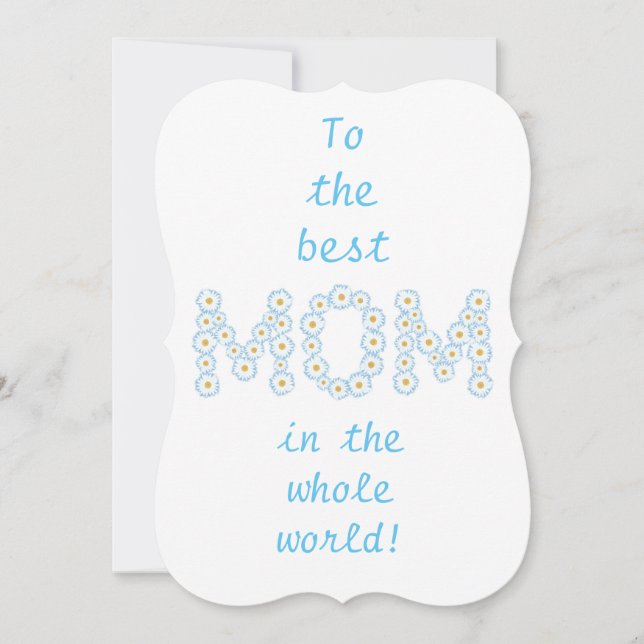 Best Mom Mother's Day Cards (Front)