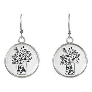 Best Mom Mother's Day Earrings